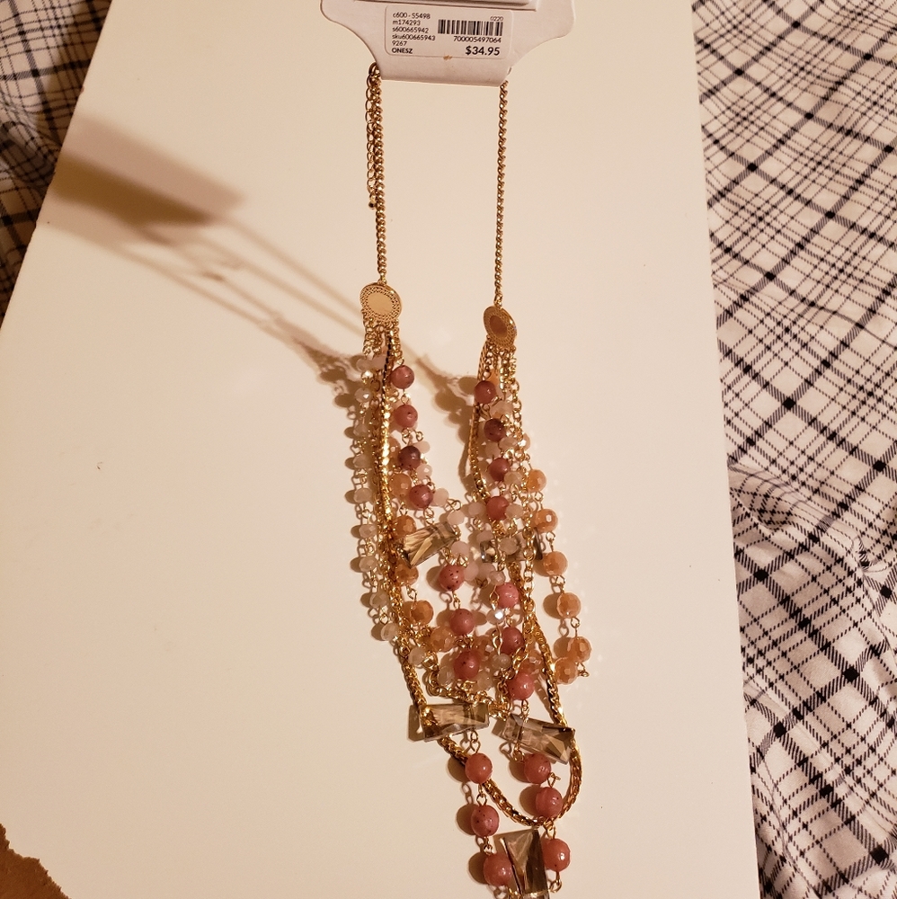 Lane Bryant Multi-Layer Bead Necklace - Picture 4 of 6